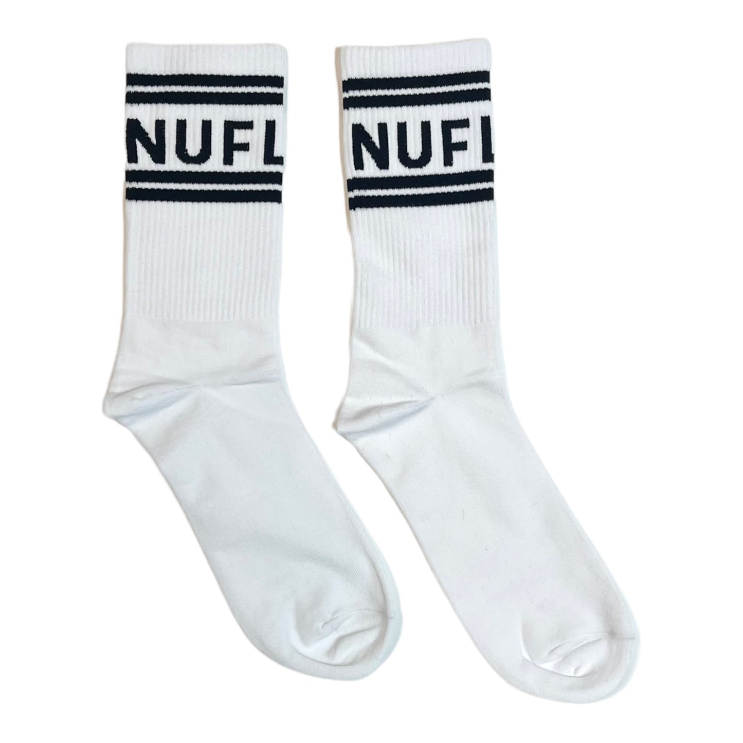 NUFLAVA Logo Lettering Cotton Socks