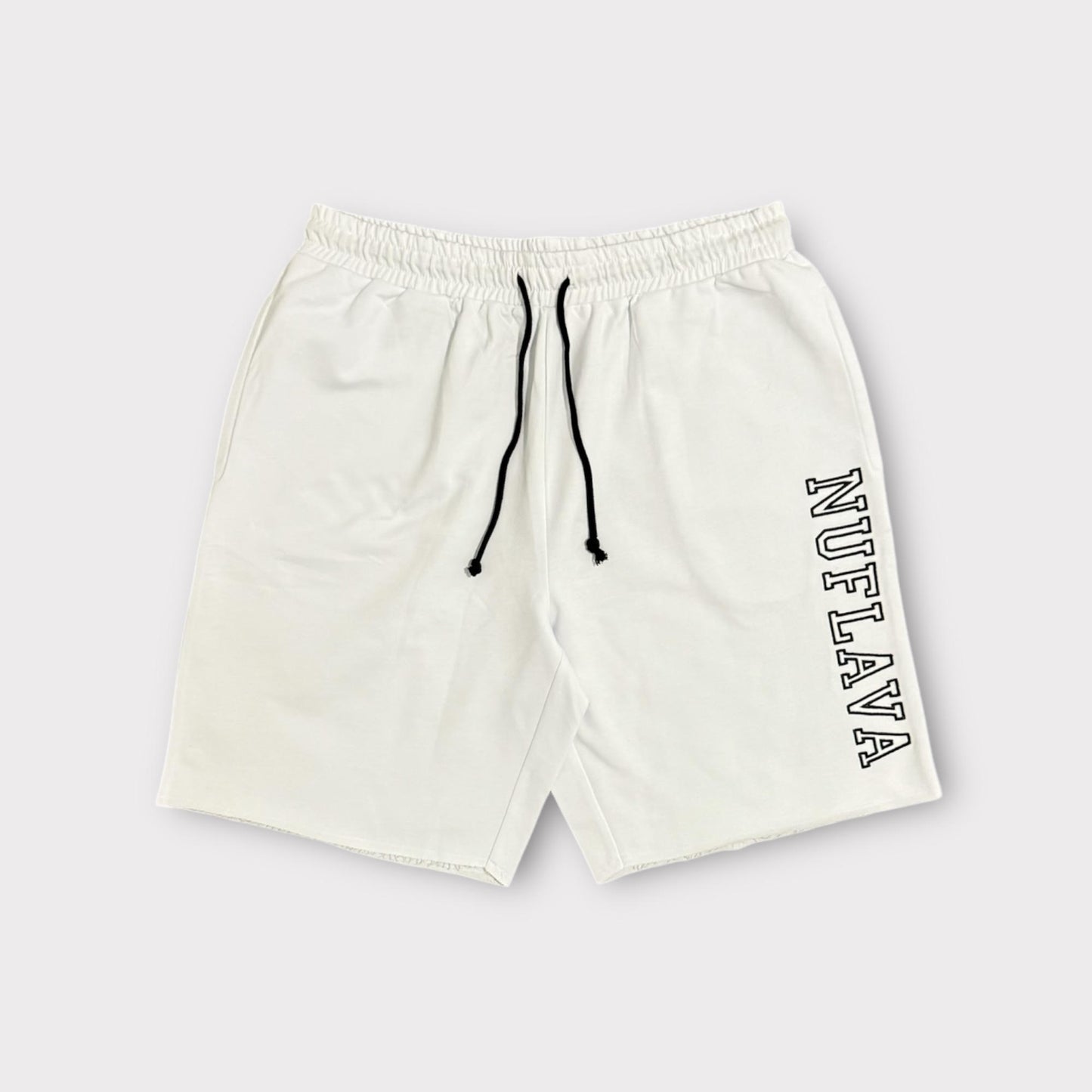 Embroidery Logo Print French Terry Shorts