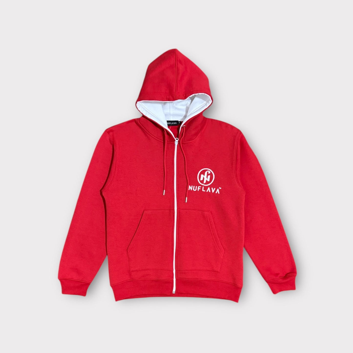 Embroidery Logo Zip Hoodie