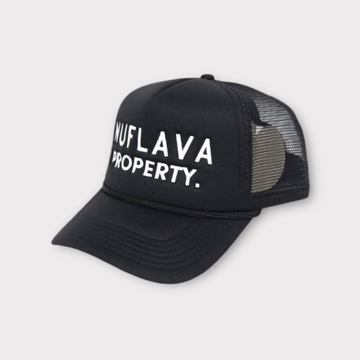 Property Embroidery Logo Detail Mesh Trucker Hat