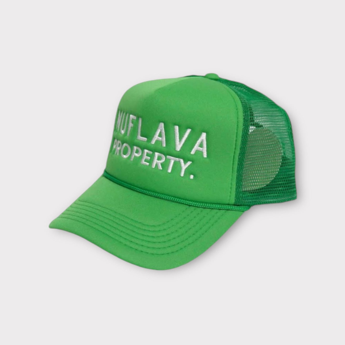 Property Embroidery Logo Detail Mesh Trucker Hat