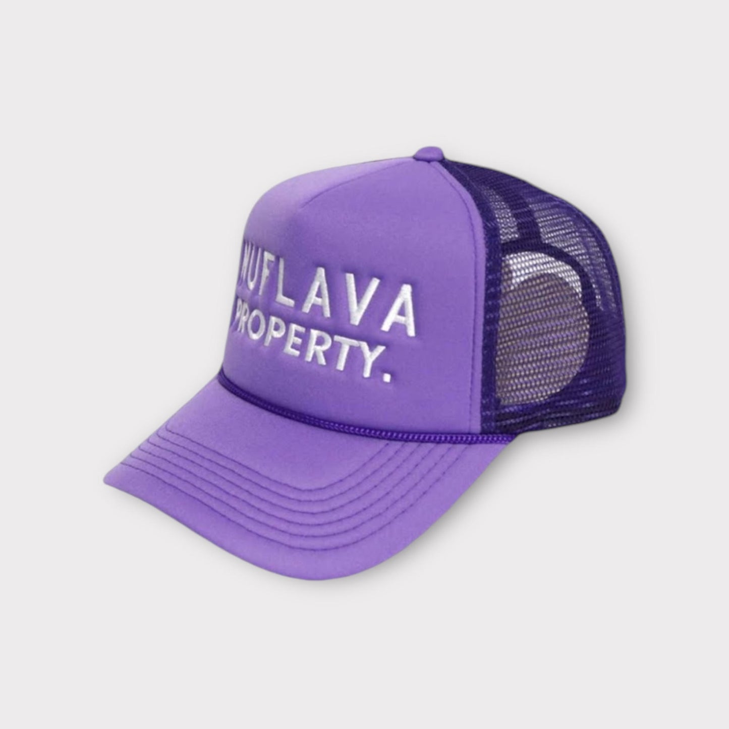 Property Embroidery Logo Detail Mesh Trucker Hat