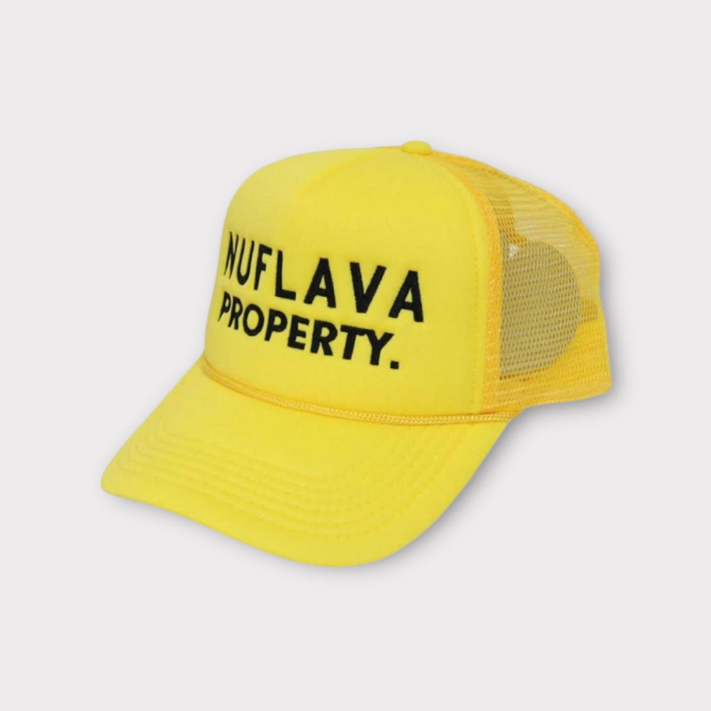 Property Embroidery Logo Detail Mesh Trucker Hat