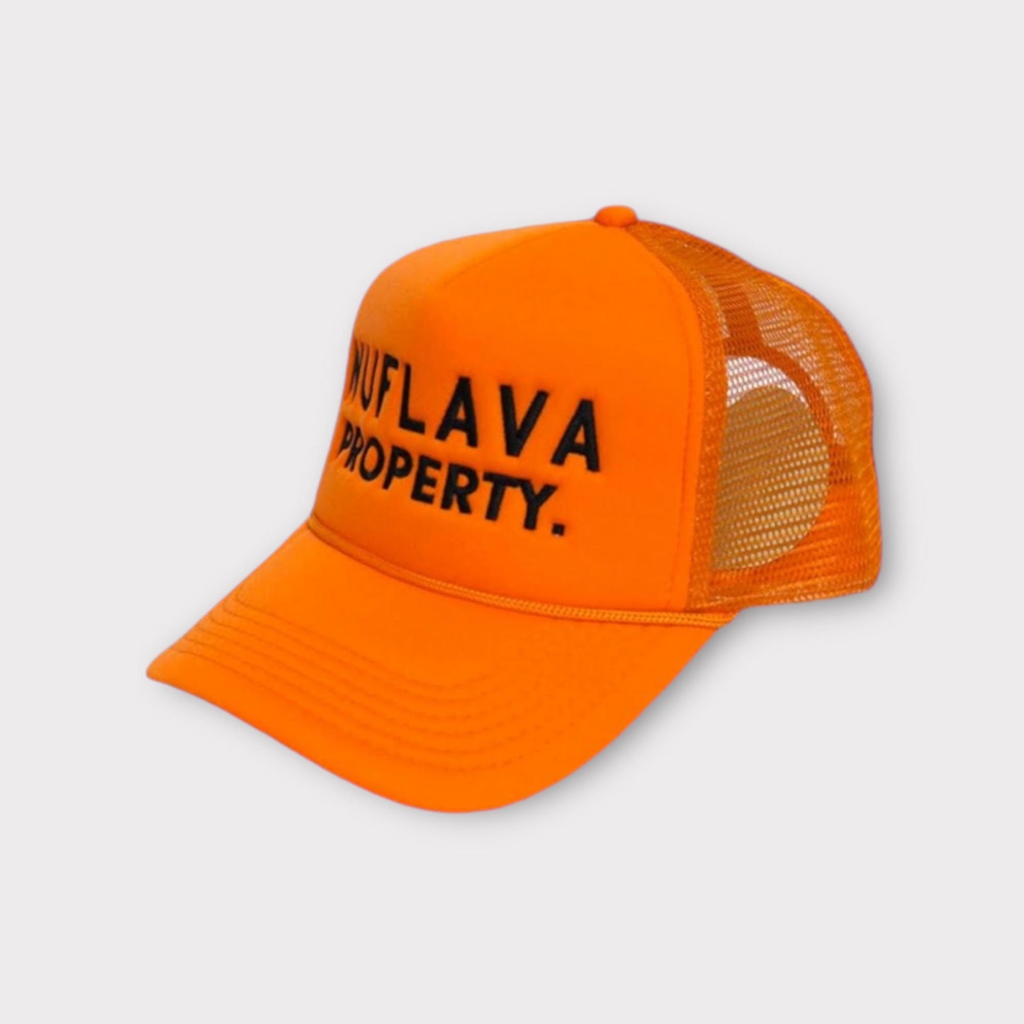 Property Embroidery Logo Detail Mesh Trucker Hat